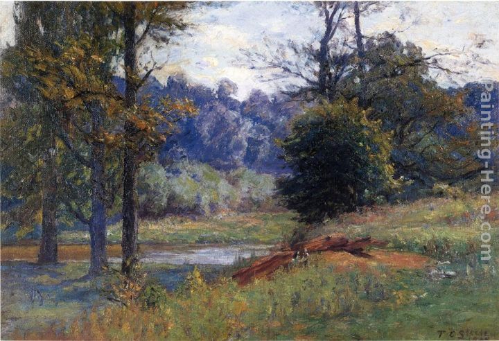 Theodore Clement Steele Along the Creek